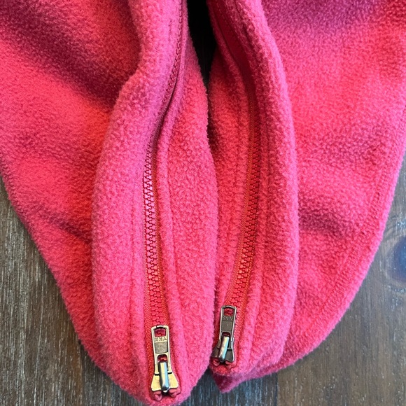 PATAGONIA PINK BABY SYNCHILLA FLEECE BUNTING SUIT, 6M - Picture 5 of 7